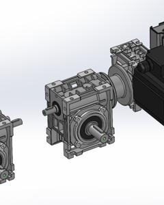 Gearmotor 0.12kW 3Ph 230/400V 60Hz IP66 FS1.1 117N.m 1750rpm